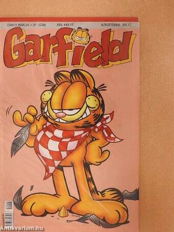 Garfield 2004/3. március (olvasatlan, nyomdatiszta állapotú)