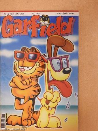 Garfield 2004/7. július (olvasatlan, nyomdatiszta állapotú)