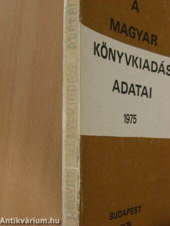 A magyar könyvkiadás adatai 1975