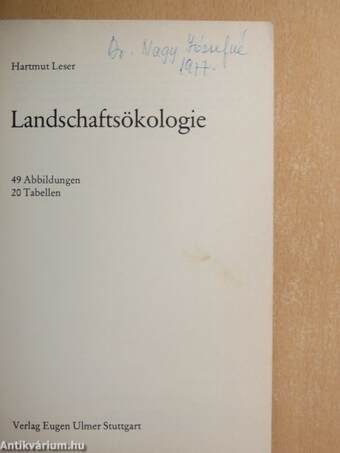 Landschaftsökologie