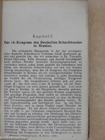 Schachjahrbuch 1912.