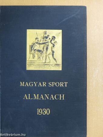 Magyar Sport-Almanach 1930.