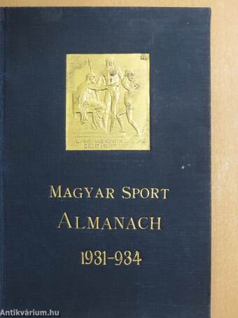 Magyar Sport-Almanach 1931-1934.