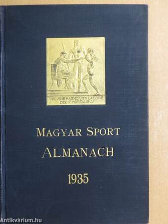 Magyar Sport-Almanach 1935.