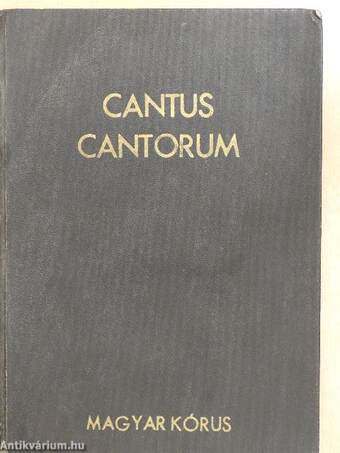 Cantus Cantorum