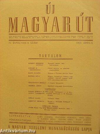 Új Magyar Út 1953. április