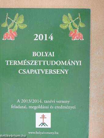 Bolyai természettudományi csapatverseny 2014