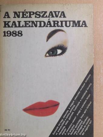 A Népszava kalendáriuma 1988