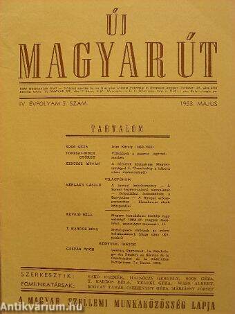 Új Magyar Út 1953. május