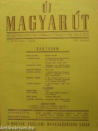 Új Magyar Út 1953. június