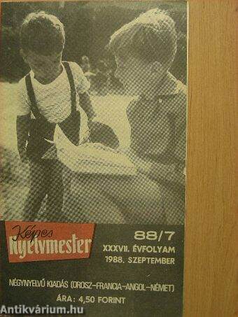 Képes nyelvmester 1988. szeptember