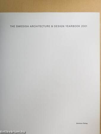 The Swedish Architecture & Design Yearbook 2001