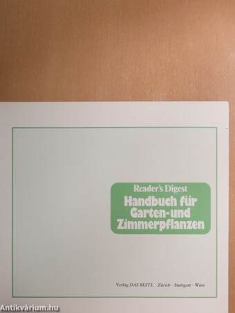 Handbuch für Garten- und Zimmerpflanzen