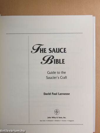 The Sauce Bible