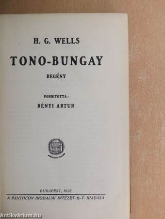 Tono-Bungay