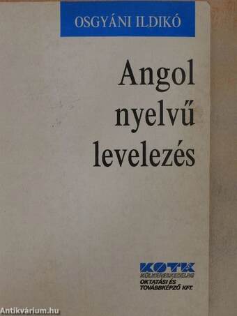 Angol nyelvű levelezés