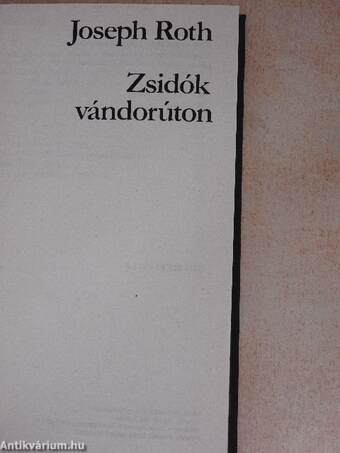 Zsidók vándorúton