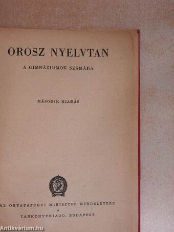 Orosz nyelvtan