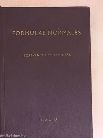 Formulae Normales