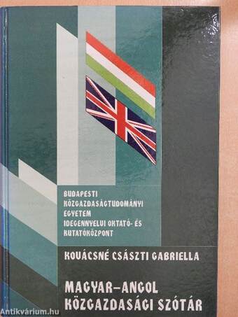 Magyar-angol közgazdasági szótár