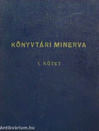 Könyvtári Minerva I-II.