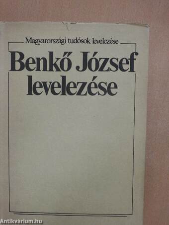 Benkő József levelezése