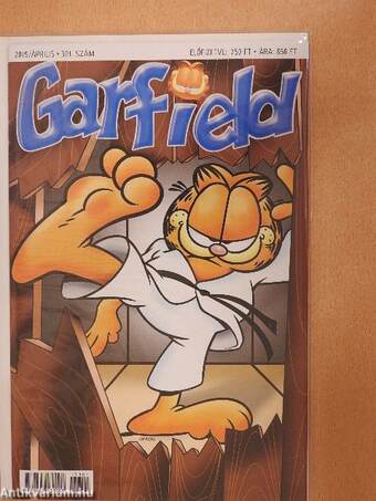 Garfield 2015. április (olvasatlan, nyomdatiszta állapotú)