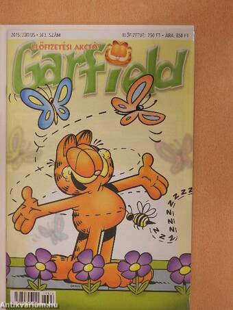 Garfield 2015. június (olvasatlan, nyomdatiszta állapotú)