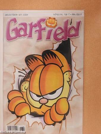 Garfield 2015. október (olvasatlan, nyomdatiszta állapotú)