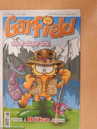 Garfield 2012. május (olvasatlan, nyomdatiszta állapotú)