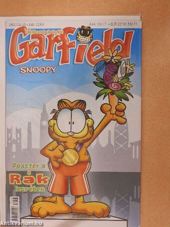 Garfield 2012. július (olvasatlan, nyomdatiszta állapotú)