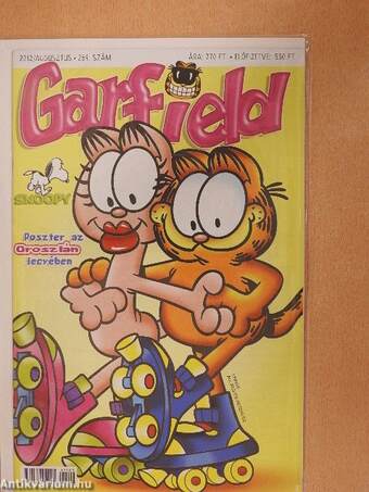 Garfield 2012. augusztus (olvasatlan, nyomdatiszta állapotú)