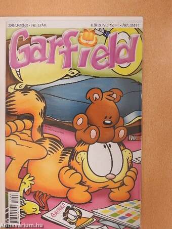 Garfield 2015. január (olvasatlan, nyomdatiszta állapotú)