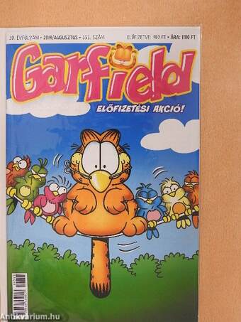 Garfield 2019. augusztus (olvasatlan, nyomdatiszta állapotú)