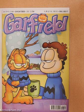 Garfield 2019. október (olvasatlan, nyomdatiszta állapotú)