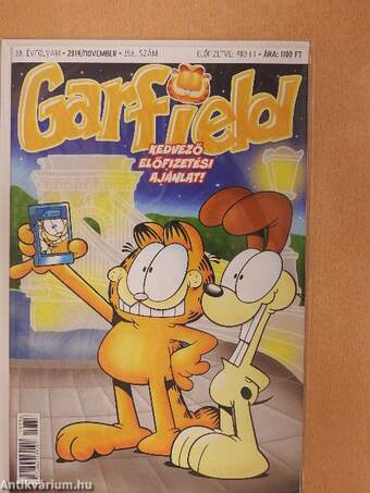 Garfield 2019. november (olvasatlan, nyomdatiszta állapotú)