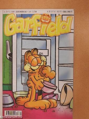 Garfield 2020. március (olvasatlan, nyomdatiszta állapotú)