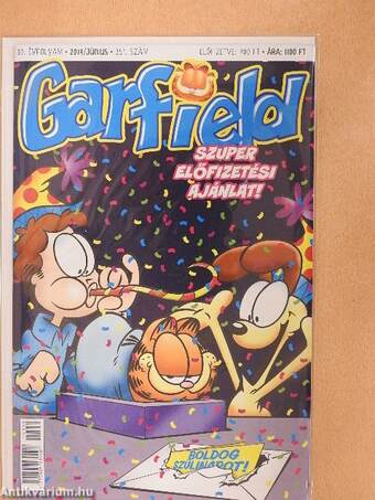 Garfield 2019. június (olvasatlan, nyomdatiszta állapotú)