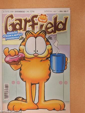 Garfield 2019. március (olvasatlan, nyomdatiszta állapotú)