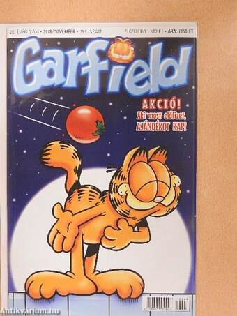 Garfield 2018. november (olvasatlan, nyomdatiszta állapotú)