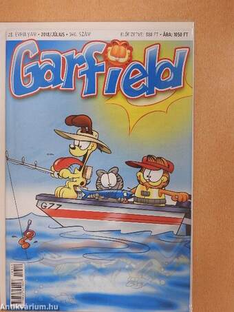 Garfield 2018. július (olvasatlan, nyomdatiszta állapotú)