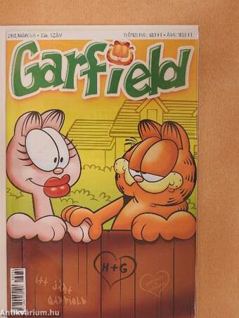 Garfield 2018. március (olvasatlan, nyomdatiszta állapotú)