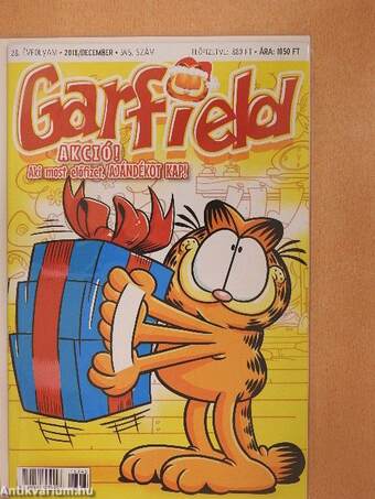 Garfield 2018. december (olvasatlan, nyomdatiszta állapotú)