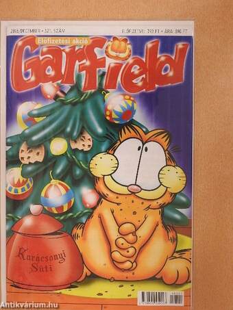 Garfield 2016. december (olvasatlan, nyomdatiszta állapotú)