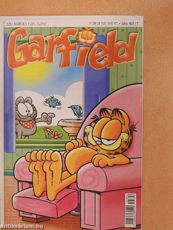 Garfield 2017. március (olvasatlan, nyomdatiszta állapotú)