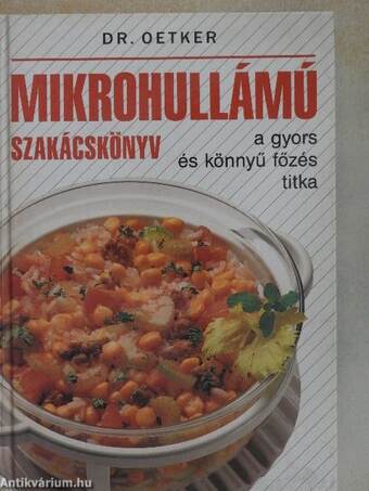 Mikrohullámú szakácskönyv