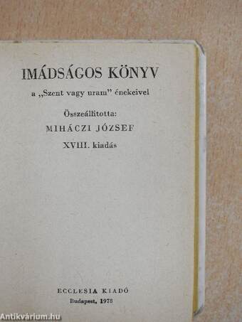 Imádságos könyv