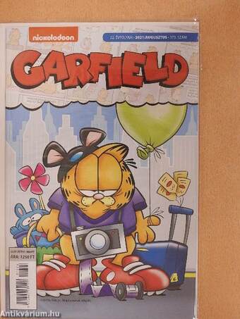 Garfield 2021. augusztus (olvasatlan, nyomdatiszta állapotú)