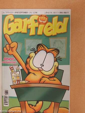 Garfield 2018. szeptember (olvasatlan, nyomdatiszta állapotú)