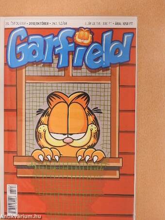 Garfield 2018. október (olvasatlan, nyomdatiszta állapotú)